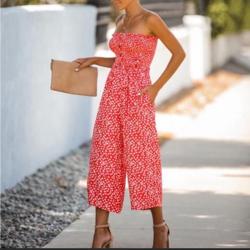 Strapless Jumpsuit